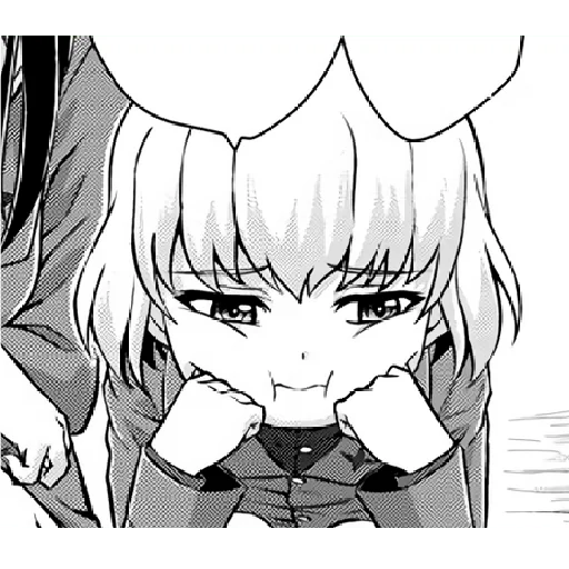 😣 Стикер «Katyusha ("Girls und Panzer") part 4» для Telegram