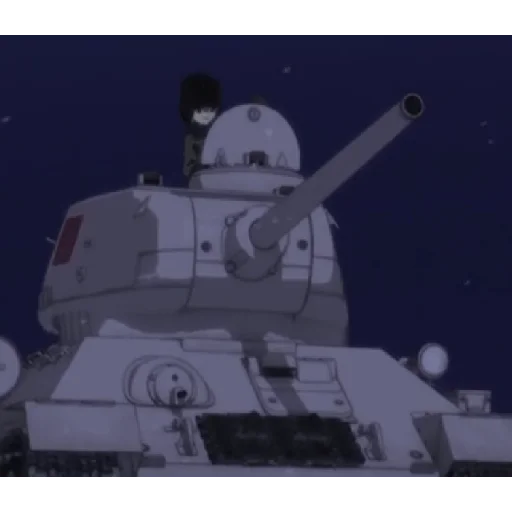 🚘 Стикер «Katyusha ("Girls und Panzer") part 4» для Telegram