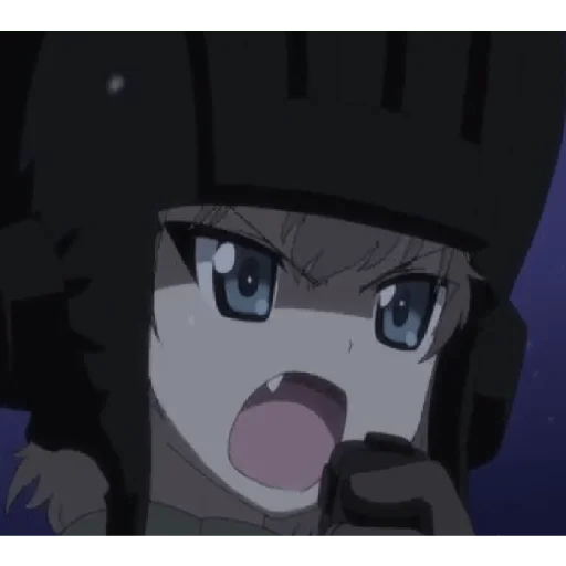 🤬 Стикер «Katyusha ("Girls und Panzer") part 4» для Telegram