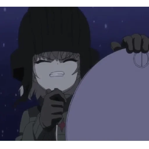 🤬 Стикер «Katyusha ("Girls und Panzer") part 4» для Telegram