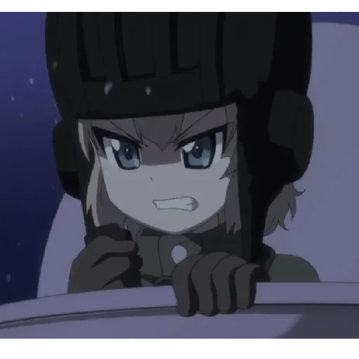 😡 Стикер «Katyusha ("Girls und Panzer") part 4» для Telegram