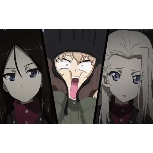 😱 Стикер «Katyusha ("Girls und Panzer") part 4» для Telegram