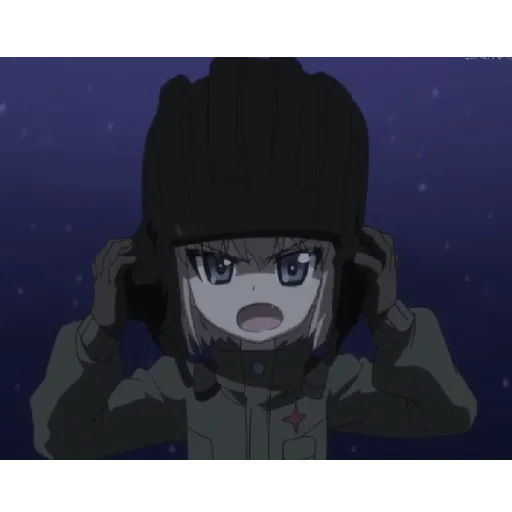 😤 Стикер «Katyusha ("Girls und Panzer") part 4» для Telegram