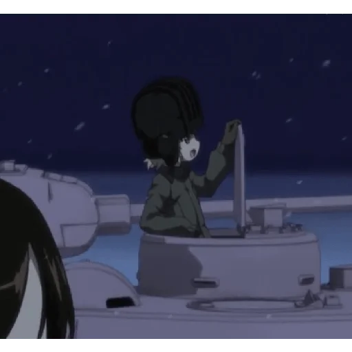 🚘 Стикер «Katyusha ("Girls und Panzer") part 4» для Telegram