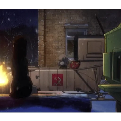 😑 Стикер «Katyusha ("Girls und Panzer") part 4» для Telegram