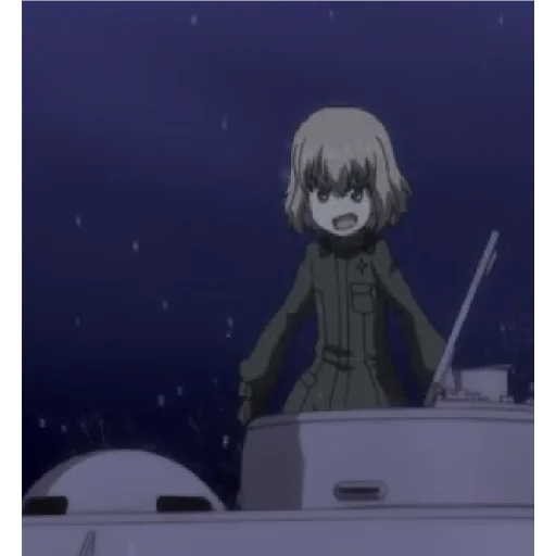 😡 Стикер «Katyusha ("Girls und Panzer") part 4» для Telegram