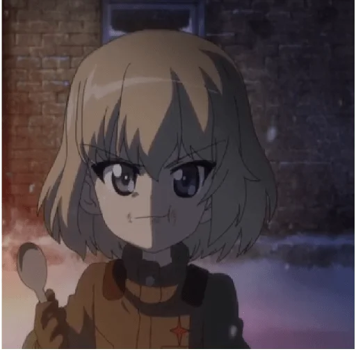 😋 Стикер «Katyusha ("Girls und Panzer") part 4» для Telegram