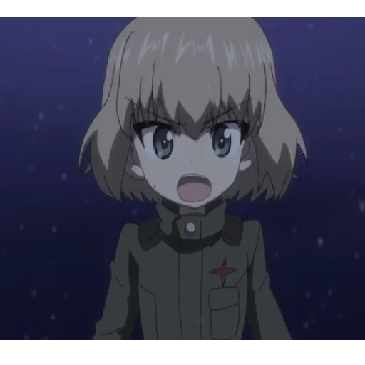 😲 Стикер «Katyusha ("Girls und Panzer") part 4» для Telegram