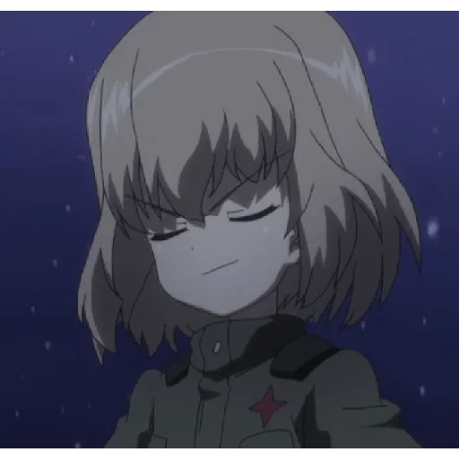 😌 Стикер «Katyusha ("Girls und Panzer") part 4» для Telegram