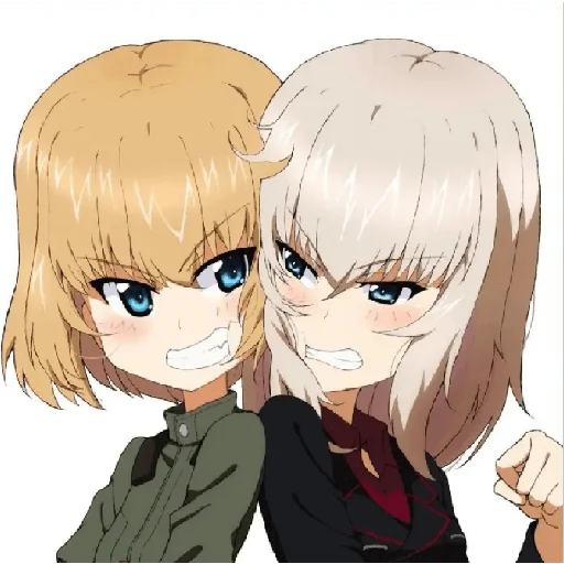 ⚔ Стикер «Katyusha ("Girls und Panzer") part 5» для Telegram