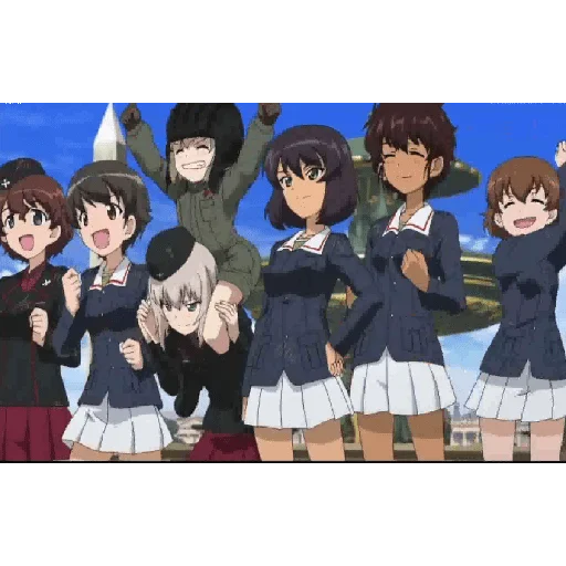 🎊 Стикер «Katyusha ("Girls und Panzer") part 5» для Telegram