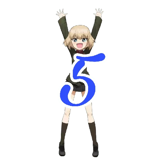Стикерпак Katyusha ("Girls und Panzer") part 5 для Telegram