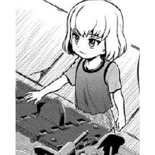 👶 Стикер «Katyusha ("Girls und Panzer") part 5» для Telegram