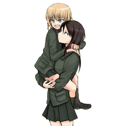 🫂 Стикер «Katyusha ("Girls und Panzer") part 5» для Telegram