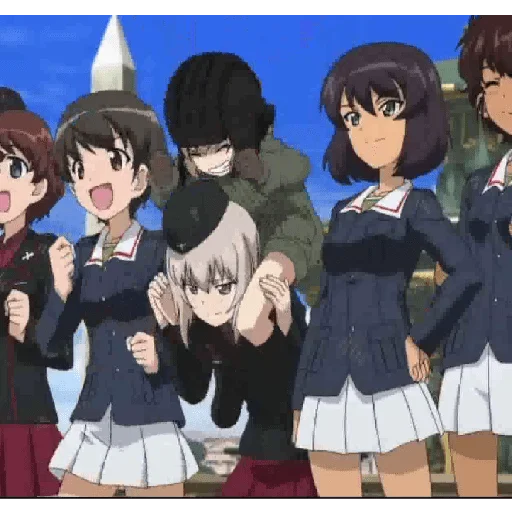 💪 Стикер «Katyusha ("Girls und Panzer") part 5» для Telegram