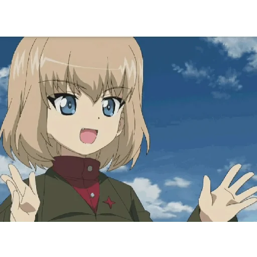 😲 Стикер «Katyusha ("Girls und Panzer") part 5» для Telegram