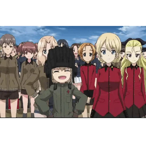 😁 Стикер «Katyusha ("Girls und Panzer") part 5» для Telegram