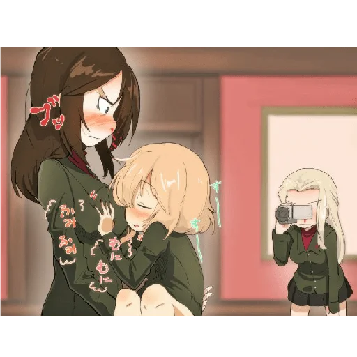 ❤️‍🔥 Стикер «Katyusha ("Girls und Panzer") part 6» для Telegram