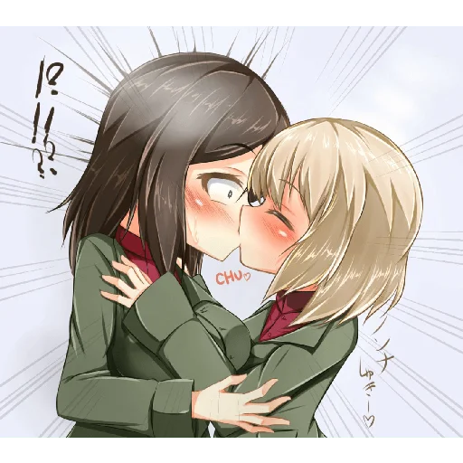 💋 Стикер «Katyusha ("Girls und Panzer") part 6» для Telegram