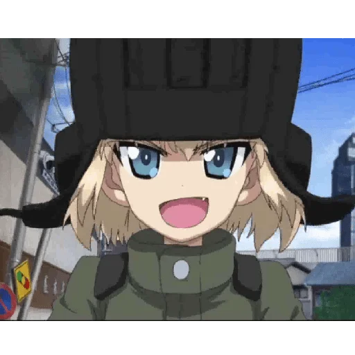 😎 Стикер «Katyusha ("Girls und Panzer") part 6» для Telegram