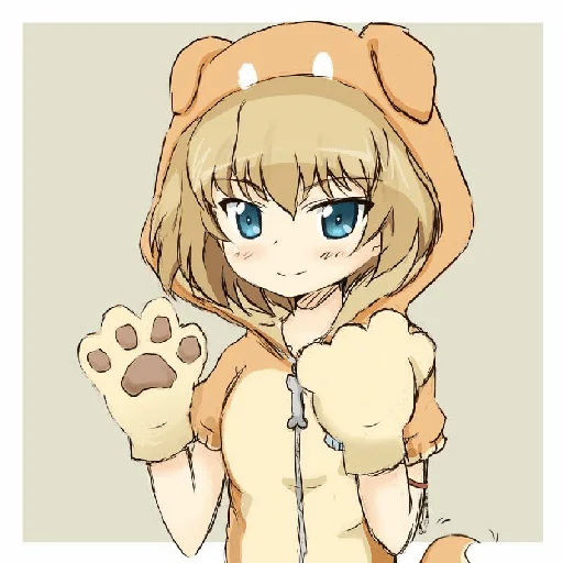 🐶 Стикер «Katyusha ("Girls und Panzer") part 6» для Telegram