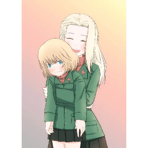 🤗 Стикер «Katyusha ("Girls und Panzer") part 6» для Telegram