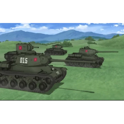 🚶‍♀ Стикер «Katyusha ("Girls und Panzer") part 6» для Telegram