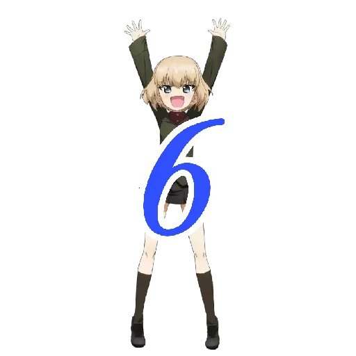 Стикерпак Katyusha ("Girls und Panzer") part 6 для Telegram