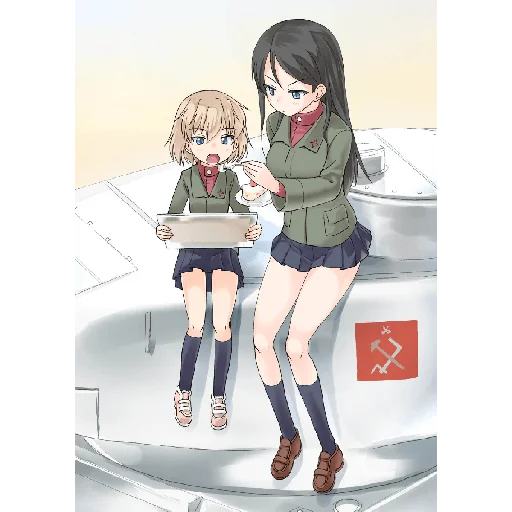 😋 Стикер «Katyusha ("Girls und Panzer") part 6» для Telegram