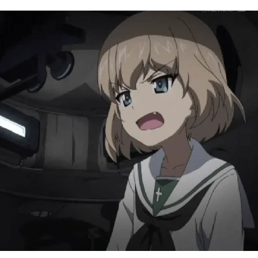 😠 Стикер «Katyusha ("Girls und Panzer") part 6» для Telegram
