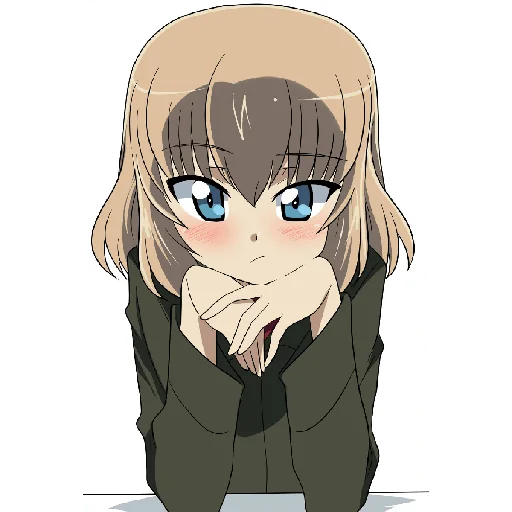 ❔ Стикер «Katyusha ("Girls und Panzer") part 6» для Telegram