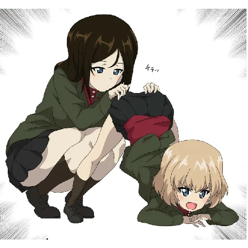 🔞 Стикер «Katyusha ("Girls und Panzer") part 6» для Telegram