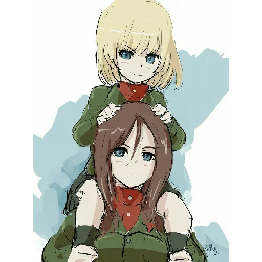 😎 Стикер «Katyusha ("Girls und Panzer") part 6» для Telegram