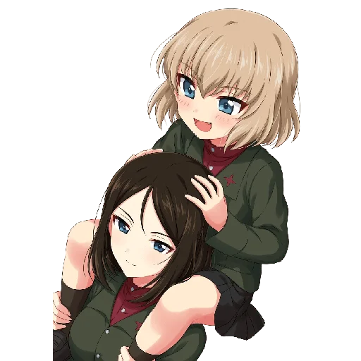 😄 Стикер «Katyusha ("Girls und Panzer") part 6» для Telegram