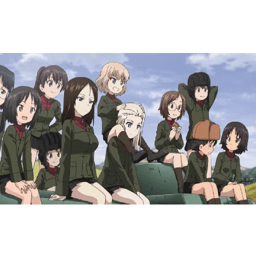 😁 Стикер «Katyusha ("Girls und Panzer") part 6» для Telegram