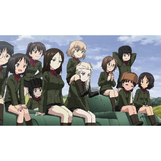 👁 Стикер «Katyusha ("Girls und Panzer") part 6» для Telegram