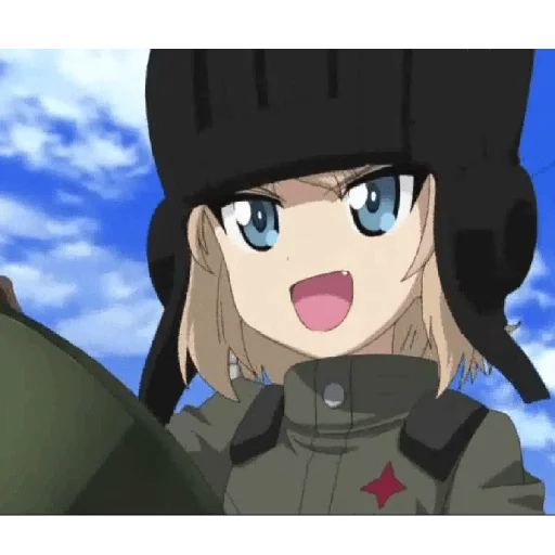 😎 Стикер «Katyusha ("Girls und Panzer") part 6» для Telegram