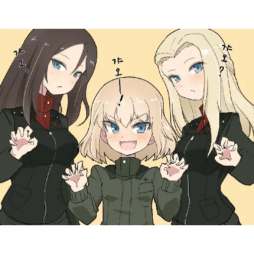 😸 Стикер «Katyusha ("Girls und Panzer") part 6» для Telegram