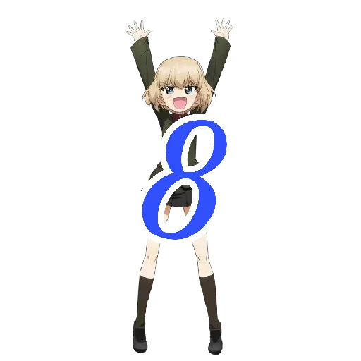 Стикерпак Katyusha ("Girls und Panzer") part 8 для Telegram