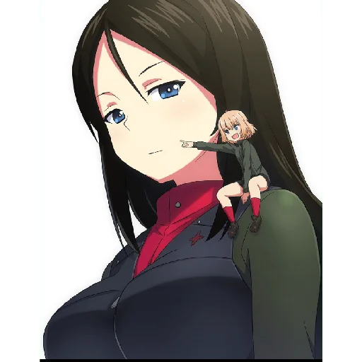 👈 Стикер «Katyusha ("Girls und Panzer") part 8» для Telegram