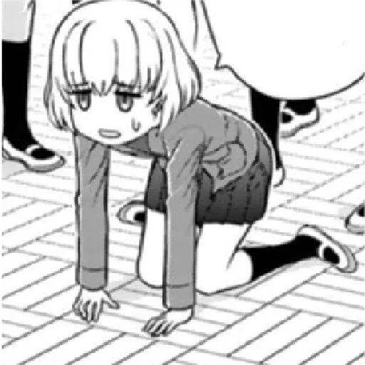 🙇 Стикер «Katyusha ("Girls und Panzer") part 8» для Telegram