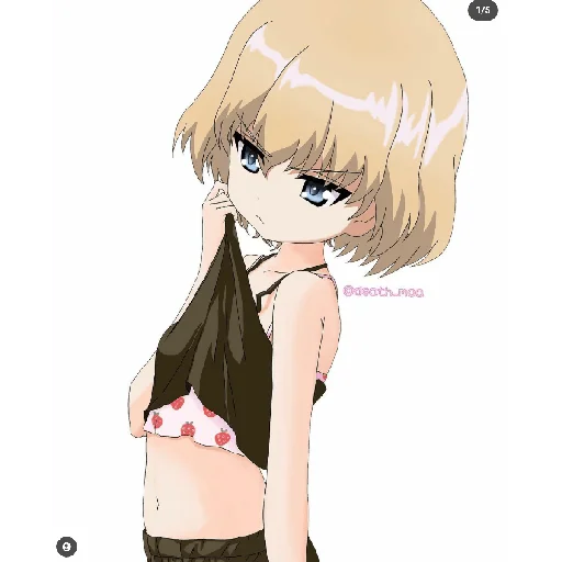 ❤️‍🔥 Стикер «Katyusha ("Girls und Panzer") part 8» для Telegram