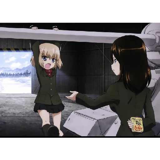 💪 Стикер «Katyusha ("Girls und Panzer") part 8» для Telegram