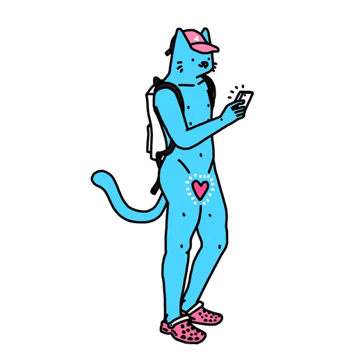 🚶 Стикер «Kat» для Telegram