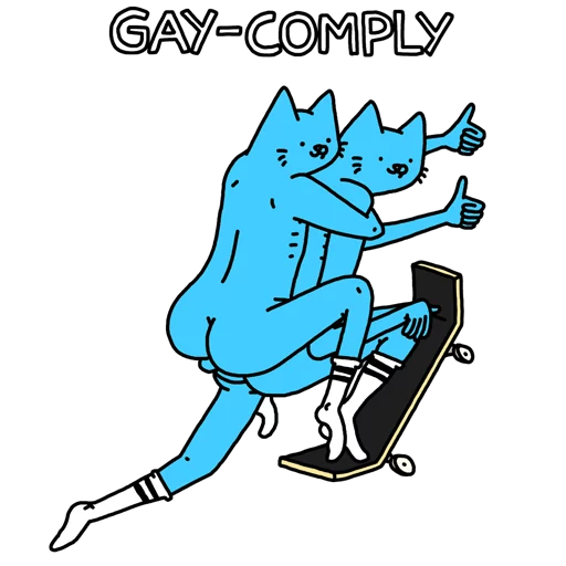 👬 Стикер «Kat» для Telegram