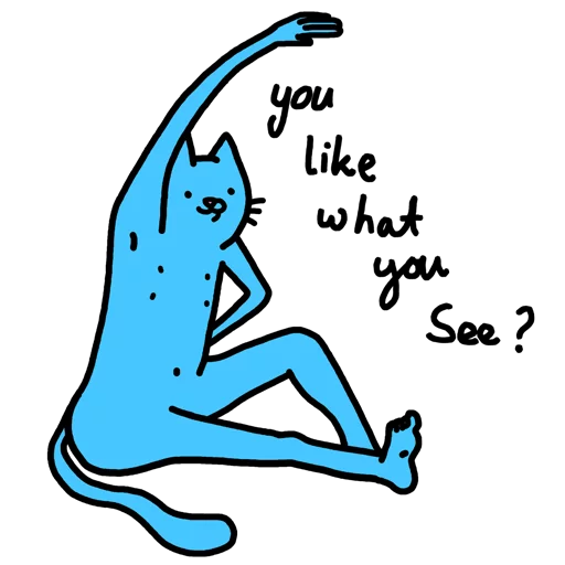 🙋 Стикер «Kat» для Telegram