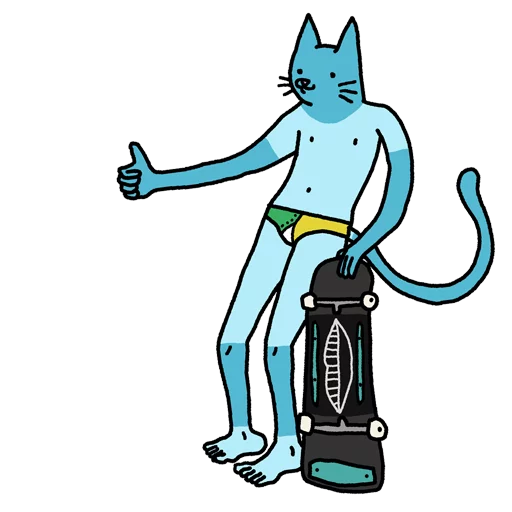 🍆 Стикер «Kat» для Telegram