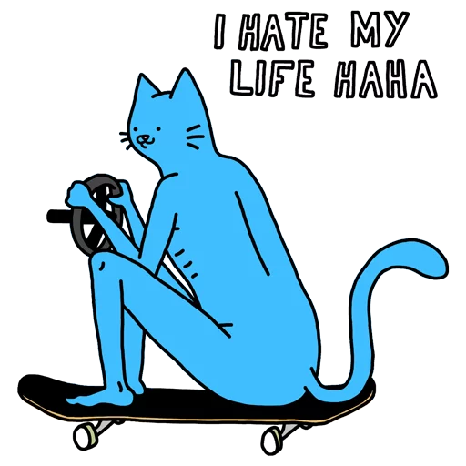 🏃 Стикер «Kat» для Telegram
