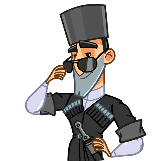 😎 Стикер «Кавказ» для Telegram