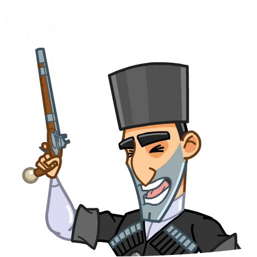 🔫 Стикер «Кавказ» для Telegram